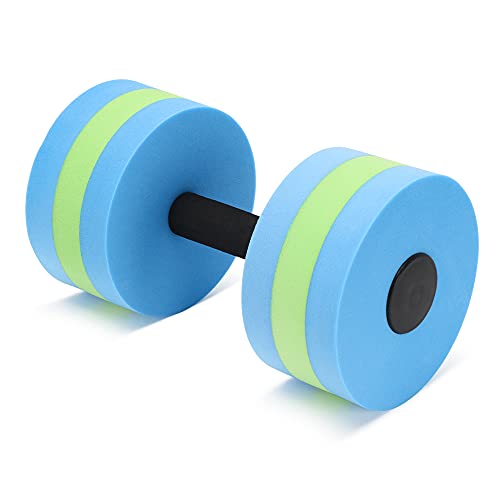 Aquatic Exercise Dumbbells - Set of 2 for Water Aerobics Fitness and Pool Exercises