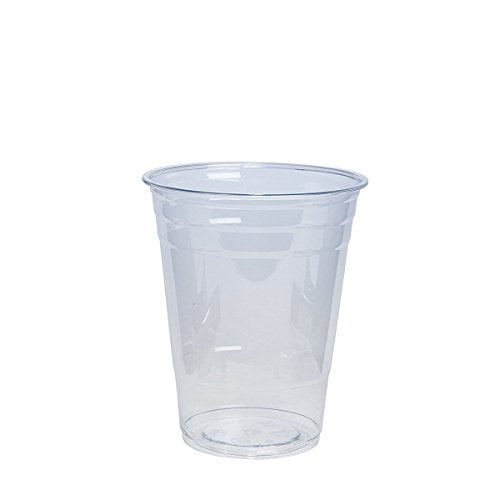 GUSTO [16 oz. - 100 Pack] Crystal PET Clear Plastic Cups for Party - Ideal for Cold Beverages, Smoothies, and Parties-(Formerly Comfy Package)