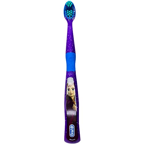 Oral-B Disney Frozen Toothbrush, 3+ YRS, Extra Soft (Characters Vary) - Pack of 2