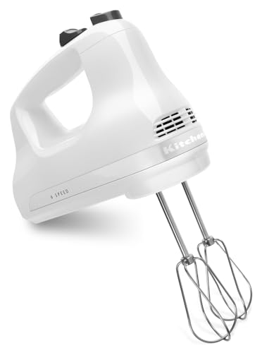 KitchenAid 5 Ultra Power Speed Hand Mixer, KHM512, White