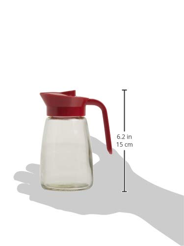 GoodCook Everyday 12 oz. Syrup Dispenser – Easy Pour Spout Waffle & Pancake Syrup Dispenser Container, Glass Syrup Bottle for Maple Syrup, Honey, Barbecue Sauce