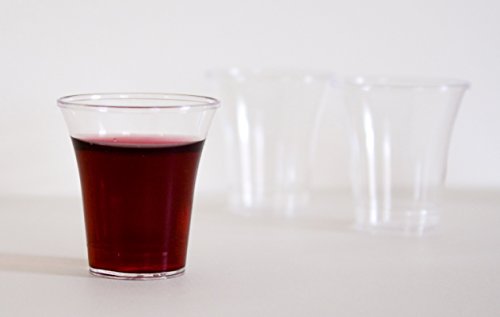 Grace Communion Cups - Box of 1000 - Plastic Disposable Fits Standard Holy Communion Trays, 0.5 fl.oz.