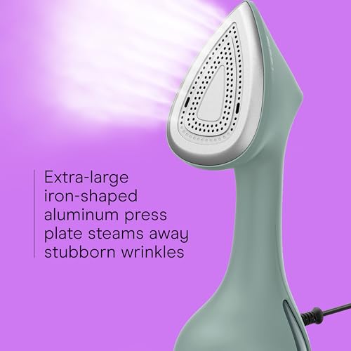 Conair ExtremeSteam Steam & Press 2-in-1 Iron & Steamer, Press Steamer for Clothes, Continuous Steam, Iron-Shaped Soleplate, For Home, Office or Travel
