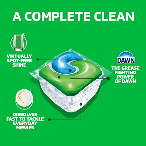 Cascade Complete Dishwasher Pods - Fresh Scent ActionPacs, Dishwasher Detergent, Dishwasher Soap, Detergent Pods, 78 Count