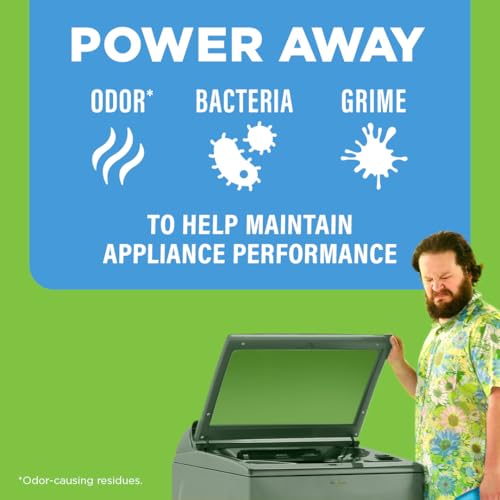 Affresh Washing Machine Cleaner, Helps Power Away Odor Causing Bacteria & Grime Deep Inside Pump, Valve & Hoses, 6 Time Release Tablets, 6 Month Supply