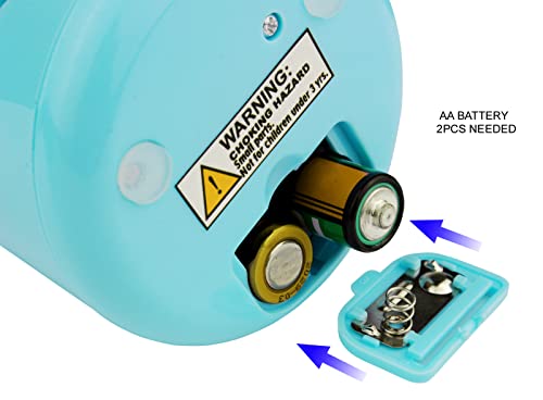 AA Battery Power Electric Pencil Sharpener, Portable &Automatic Sharpening, a Replacement Blade Contained, Powerful and Durable Fast-Sharpening,Battery not Included