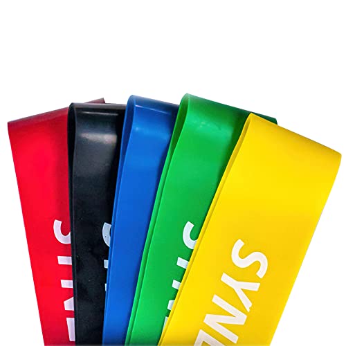 Synergee Exercise Fitness Resistance Band Mini Loop Bands that Perform Better When Working Out at Home or The Gym
