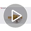 Brass Garden Hose Connector Repair Mender Kit with Stainless Clamp,Fits 1/2" Water Hose Fitting (1/2" Barb x 3/4" GHT)