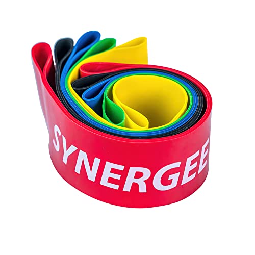 Synergee Exercise Fitness Resistance Band Mini Loop Bands that Perform Better When Working Out at Home or The Gym