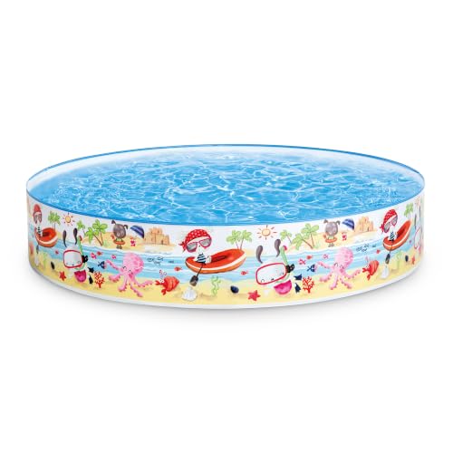 Intex Snorkel Buddies Snapset Pool - 5'X10" (Style May Vary), Multicolor (56451EP)