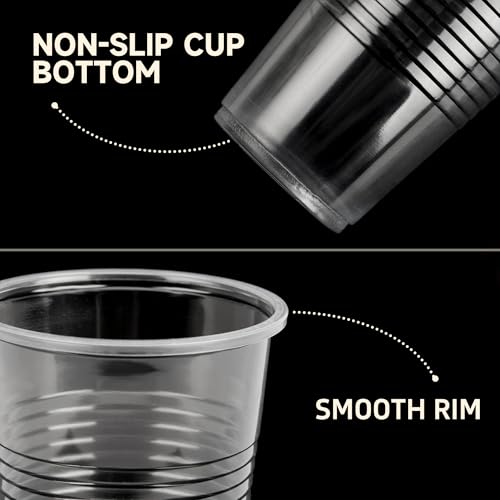 YEEHAW 100 Pack 3 oz Bathroom Plastic Cups, Disposable Mouthwash Cups, Samll Plastic Cup 3 oz for Cold Beverages, Ideal for Party, Tasting and Drinking