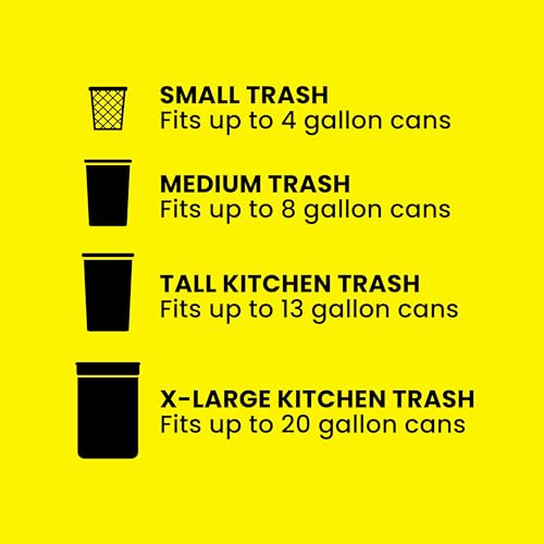 Glad ForceFlex Tall Kitchen Trash Bags, 13 Gallon, Fresh Clean, 140 Count (Package May Vary)