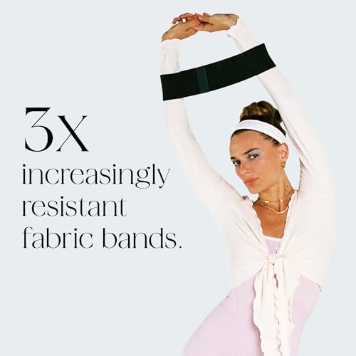 Bala Bands Resistance Bands for Women & Men - Fabric Exercise Bands for Working Out - Wrist, Ankle, Legs & Booty Bands - Workout Resistance Bands for Yoga, Pilates, Strength Training