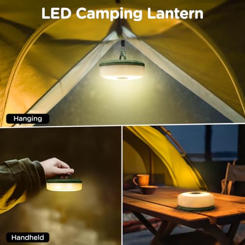 OGERY Camping String Lights 4 in 1, 32.8FT Quick Storage 8 Modes Protable