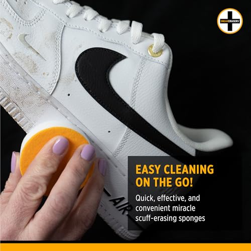 SneakERASERS Instant Sneaker Cleaner Sponge, Effective Shoe Cleaning for White Sneakers, Tennis Shoes -