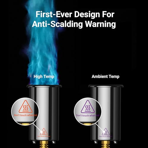 ThermoMaven Powerful Propane Torch, Kitchen Cooking Culinary Torch Lighter, Adjustable Blow Torch for Sous Vide Searing Steak, BBQ, Grill, Campfire Charcoal Starter, Gas Welding Kit(Tank Not Included)