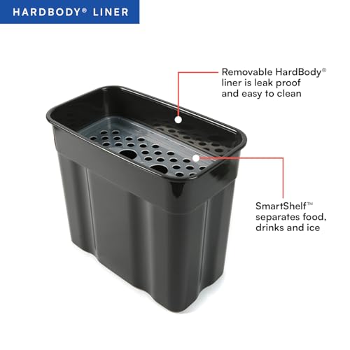 Titan by Arctic Zone Deep Freeze Cooler - Zipperless Hardbody Cooler - Deep Freeze Insulation, HardBody Liner, and SmartShelf