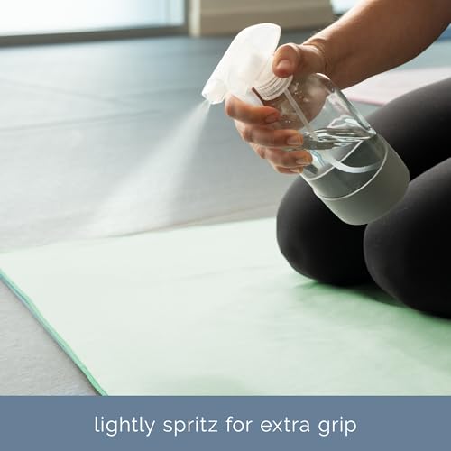 S&T INC. Microfiber Yoga Mat Towel, Quick Dry Towel, Soft and Absorbent for Gym, Pilates, and Hot Yoga Mat, 1 Pack, 26.5 inches x 72 inches, Sage Green