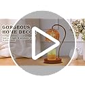 Flower Candle Warmer Lamp with Timer, Dimmable Candle Lamp Warmer, Valentines Birthday Gift for Women Her Mom, House Warming for New Home Decor, Lotus Wax Warmer for Jar Candles