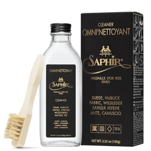 SAPHIR Medaille d’Or Omni’Nettoyant - Nubuck & Suede Cleaner Shoe Shampoo