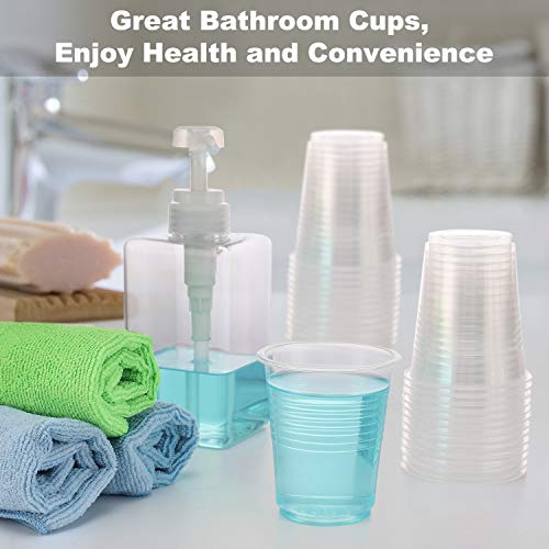 Clear Plastic Party Cups - 100 Pack, 8 Oz Each