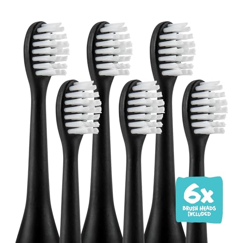 Made by Dentists Sonic X Electric Toothbrush – Rechargeable Kids Sonic Toothbrush, 8X Plaque Removal, 2 Speed Modes, 2-Minute Timer 6 Brush Heads Included, Tweens Ages 7+, Good Vibes Only Edition