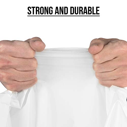 Commercial 18 Gallon Compactor Bags with Drawstring, 2 Mil, 50 Count