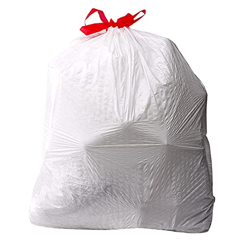 Basics Flextra Strength Tall Kitchen Drawstring Trash Bags, Fresh Scent, Tear Resistant, 13 Gallon, 120 Count