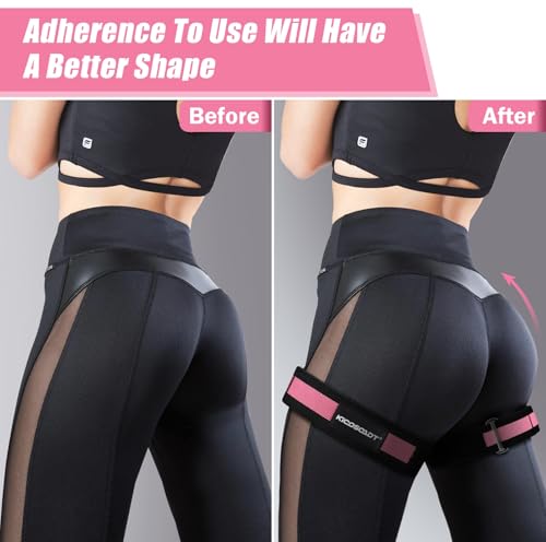 Booty Bands for Women, Glute Bands & BFR Bands for Legs, Adjustable Blood Flow Restriction Bands for Squats, Hip Thrusts, Glute Workouts & Lower Body Training,with Carry Bag