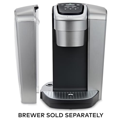 Keurig Water Reservoir & Lid For K-Elite Coffee Maker, replacement part Only, Brushed Silver