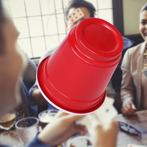 Zcaukya 120ct 2oz Mini Disposable Shot Cups, Small Red Plastic Party Cups for Parties, Games & Events