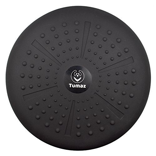 Tumaz Wobble Cushion - Wiggle Seat to Improve Sitting Posture & Stay Focused for Sensory Kids, Balance Disc to Core Strength & Flexible Seating [Extra Thick Balance Board, Pump Included Wobble Board]