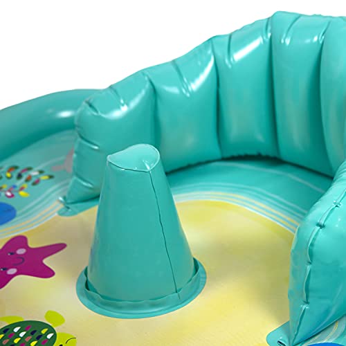 SwimSchool Infant Baby Pool Floats, Free Swimming, Super Buoyant – Ages 6-24 Months – Multiple Colors/Styles – Adjustable Canopies and Seats, Splash & Play Baby Floaties