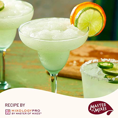 Master of Mixes Margarita/Daiquiri Lite Drink Mixes Variety, Ready to Use, 1.75 Liter Bottles (59.2 Fl Oz), Pack of 3 Flavors + Margarita Salt
