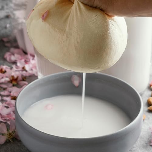 6-Pack Beige Cheesecloth, 20x20 Inch Hemmed Cheese Cloth for Straining, Reusable Unbleached Cotton Strainer for Cooking, Baking, Juicing, and Cheese Making (Grade 100)