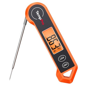 TempPro TP19H Digital Meat Thermometer for Cooking with Ambidextrous Backlit and Motion Sensing Kitchen Cooking Food Thermometer