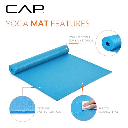 CAP Barbell Non-Slip Yoga & Fitness Mat | Multiple Options