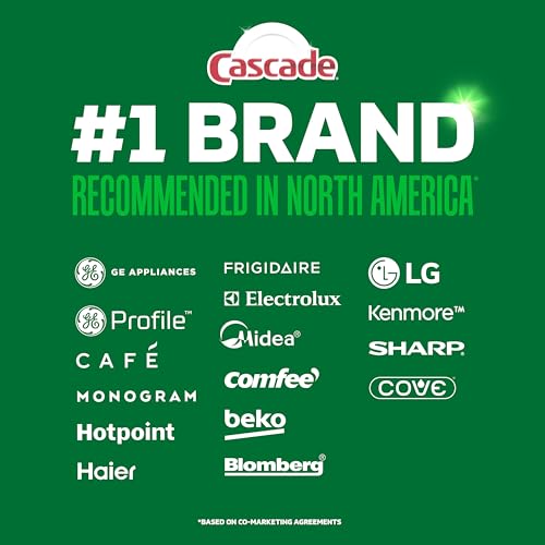 Cascade Complete Dishwasher Pods - Fresh Scent ActionPacs, Dishwasher Detergent, Dishwasher Soap, Detergent Pods, 78 Count