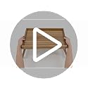 VaeFae Acacia Bed Table Tray, Wooden Breakfast Tray with Folding Legs, Bed Tray for Eating and Laptop, Eating Trays for Bedroom
