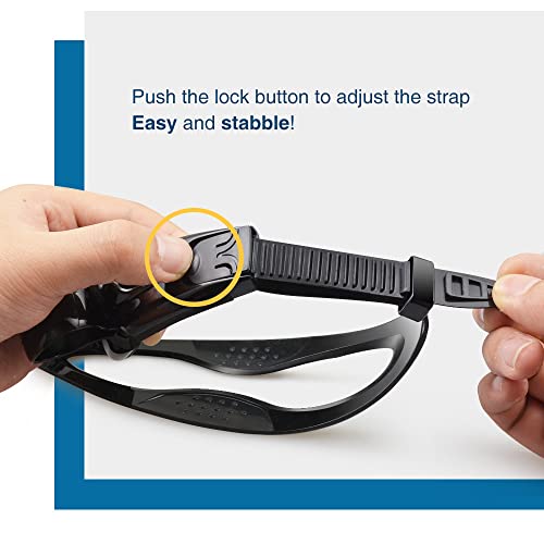 ZIONOR Swim Snorkel for Lap Swimming Adult, Front Snorkel Tube Swimming Training, Comfortable Mouthpiece One-Way Purge Valve for Pool, Outdoors