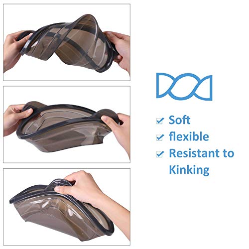 Microwave Steamer Cooker Collapsible Bowl Silicone Baked Potato Cookware with Handle Lid for Vegetables Fish Prep Meal Food with Removable Rack BPA Free Easy to Store Freezer Dishwasher Safe Black