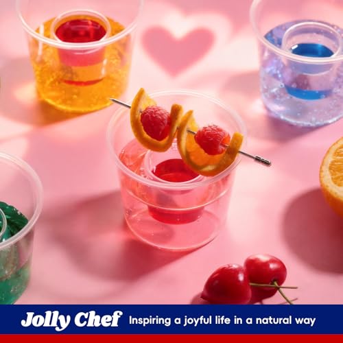 JOLLY CHEF 200 Disposable Bomber Cups Jager Bomb Shot Glasses plastic, Highly Durable and Reusable Shot Cups,Perfect for Wedding, Thanksgiving, Halloween, Christmas Party