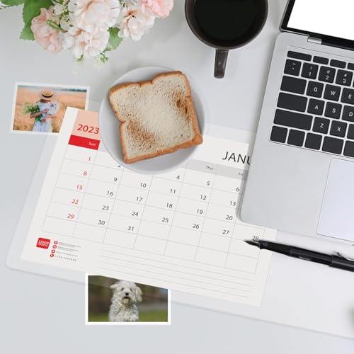 Clear Table Cover Protector, 14 x 24 Inch Clear Desk Mat, 1.5mm Thick Plastic Table Cover, Transparent Desk Cover, Desk Protector Mat for Desktop, Writing Desk