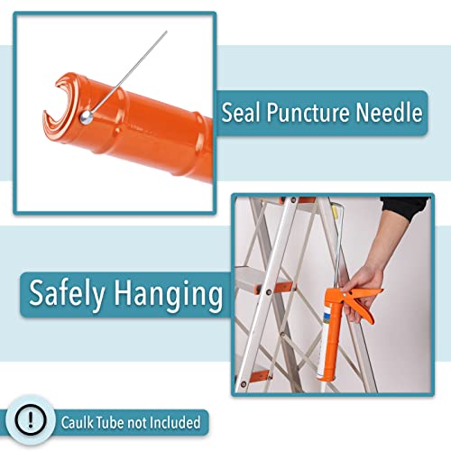 Bates - Caulking Gun, 10:1 Thrust Ratio, Silicone Gun, Dripless Caulk Gun, Silicone Caulk Gun, Hand Caulking Guns
