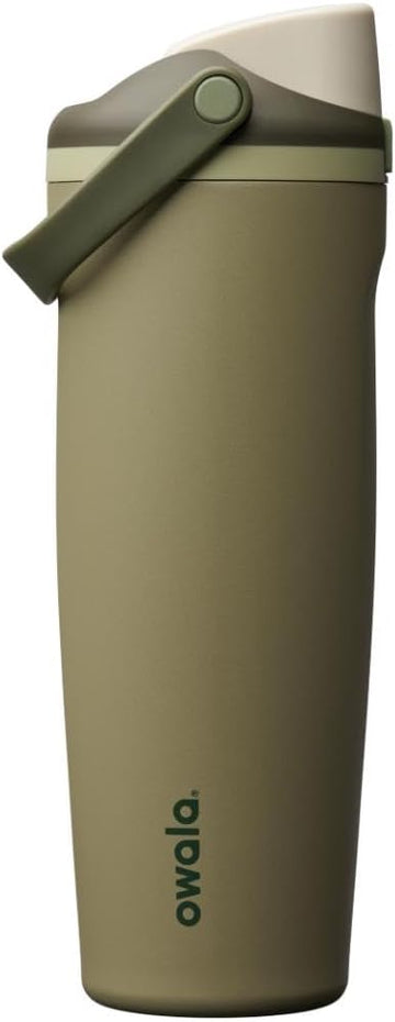 Owala FreeSip Sway Insulated Stainless Steel Water Bottle with Two-Way Spout, Built-In Straw and Bucket Handle, Made for Travel, School, and Sports