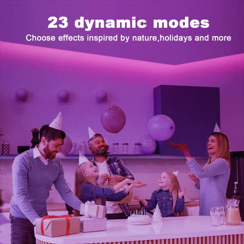 dalattin Led Strip Lights 200ft (2 Rolls of 100ft), Led Lights for Bedroom with App & Remote Control, 24V Led Lights Strip for Room & Festival