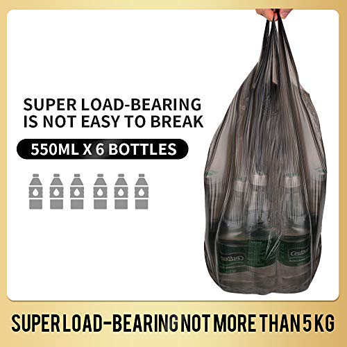 Handle Trash Bags 4 Gallon 100 Counts Small Garbage Bags for Office,Kitchen,Bedroom Waste Bin, Rubbish,Trash Can Liner