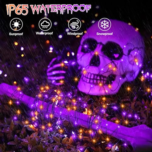 4 Pack Halloween Timer Fairy Lights Battery Operated Twinkle Lights