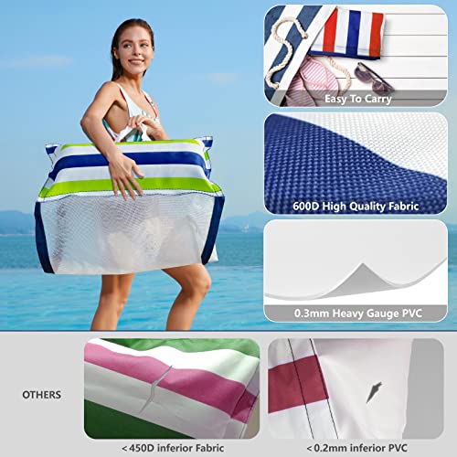 Jasonwell Inflatable Pool Hammock Float - 2 Pack Water Hammock Pool Floaties Multi-Purpose (Saddle Lounge Chair Drifter) 4 in 1 Lake Beach Floating Loungers Swimming Pool Floats Toys for Adults