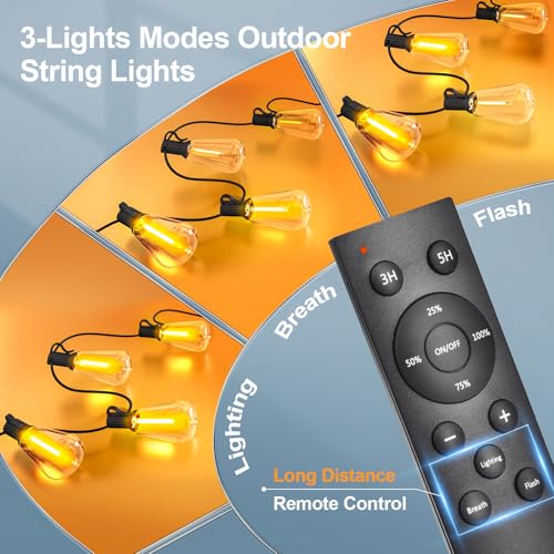Outdoor Lights String Patio Outside - 100ft 30M LED Waterproof Light ST38